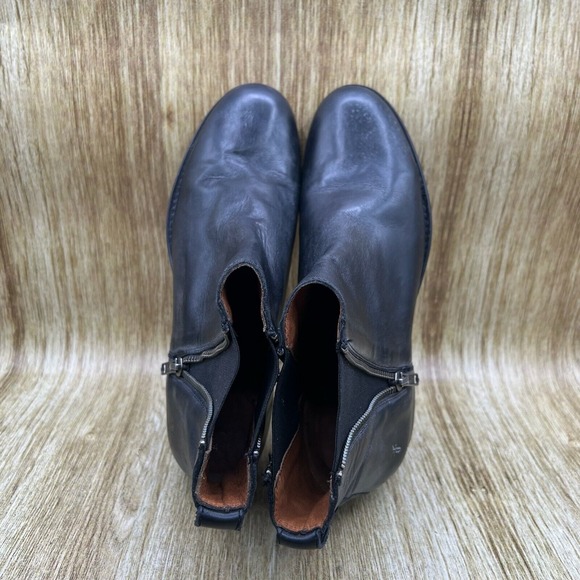 Frye Carly Zip Chelsea Boots Women's Size 9 EU 39.5 Leather Shoes Ankle Booties - Picture 6 of 10